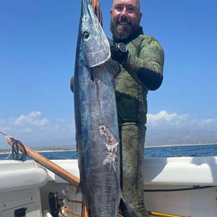 Tony with a nice big Wahoo