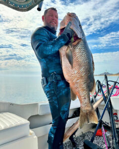 Mike with a Cubera in Baja